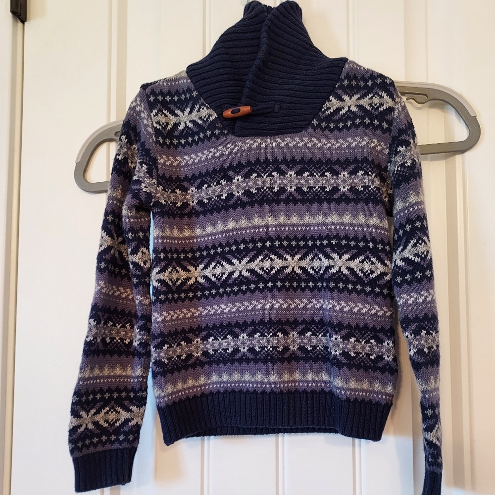 3T navy sweater Rorie Whelan